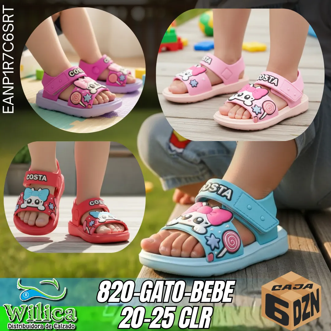 820-GATO-BEBE 20-25 CLR