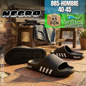 885-HOMBRE 40-45 NEGRO